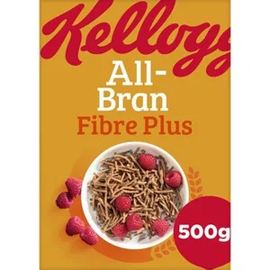 Fibre Plus Cereales de Desayuno con Salvado de Trigo  Kellogg's All-bran 500 G