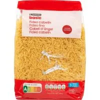 Fideo Cabellín Eroski Basic, Paquete 1 Kg