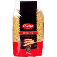 Fideo de Cabello Pastas Romero, Paquete 500 G