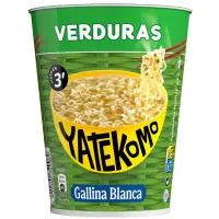 Fideos Orientales de Verduras Yatekomo, Cup 59 G