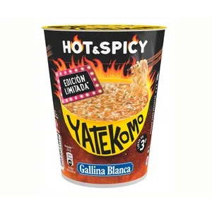 Gallina Blanca Fideos Orientales Hot & Spicy Yatekomo  61 G. 60 G