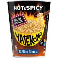 Fideos Orientales Hot&spicy Yatekomo, Cup 60 G