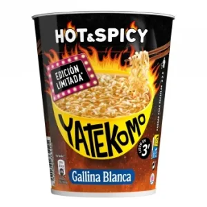 Fideos Orientales Hot&spicy Yatekomo Gallina Blanca 60  G.