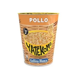 Yatekomo Fideos Orientales Instantáneos Pollo 61 G.
