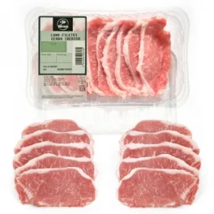 Fieltes de Lomo de Cerdo Ibérico Carrefour el Mercado 350 G Aprox