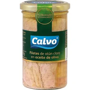 Filete Atún Claro Aceite de Oliva Frasco 163 Gr