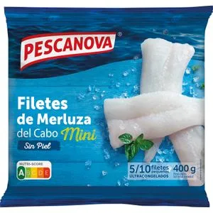 Filetes de Merluza sin Piel  Pescanova 400 G