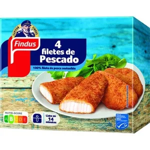 Filete de Pescado Empanado 4 Unidades Findus