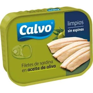 Filete de Sardina en Aceite de Oliva 75 Gr