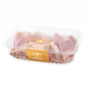 Filetes de Contramuslo de Pollo Carrefour el Mercado 600 G Aprox