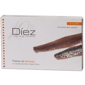 Filetes de Anchoa del Cantábrico en Aceite de Oliva Diez