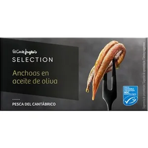 Filetes de Anchoa en Aceite de Oliva Pesca del Cantábrico el Corte Ingles Selection
