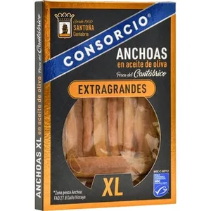 Filetes de Anchoa Extra Grandes en Aceite de Oliva Pesca del Cantábrico Consorcio