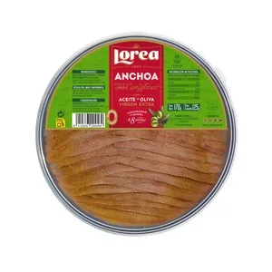 Lorea Filetes de Anchoas del Cantabrico en Aceite de Girasol y Oliva Virgen Extrlorea P.n. 170 G 125 G