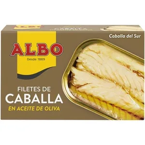 Filetes de Caballa del Sur en Aceite Oliva Albo