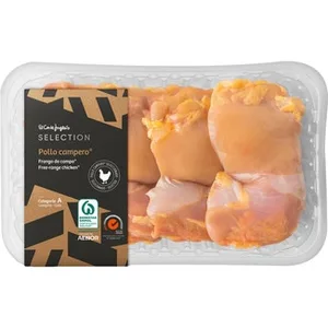 Filetes de Contramuslos de Pollo Campero sin Piel y sin Hueso Peso Aproximado  el Corte Ingles Selection 400 G