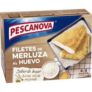 Filetes de Merluza Rebozado al Huevo  Pescanova 400 G
