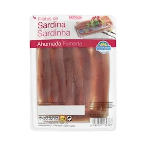 Filetes de Sardina Ahumada Hacendado en Aceite de Girasol 0.085 KG
