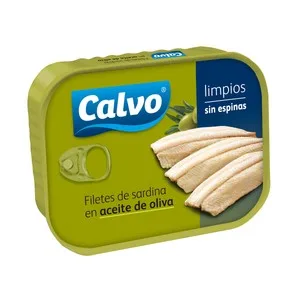 Calvo Filetes de Sardina en Aceite de Oliva 75 G. 70 G