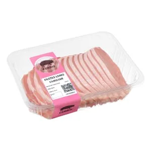 Filetes Lomo de Cerdo Familiar 0.9 KG