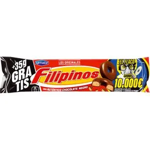 Filipino Chocolate Negro + 35g Gratis 128 Gr