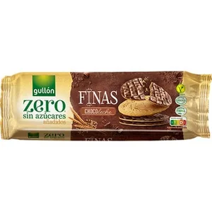 Finas Galletas con Chocolate sin Azúcares Añadidos Gullon Zero