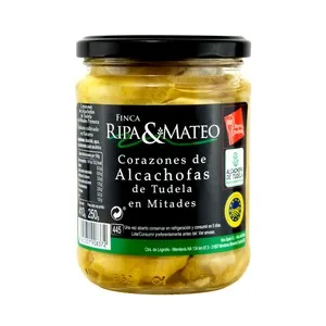 Finca Ripa & Mateo Corazón Alcachofa Tudela Mitades 250 G.