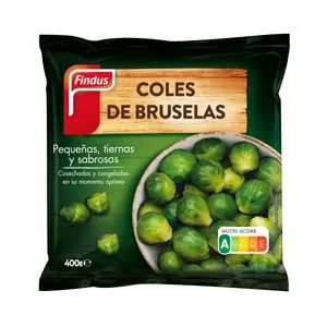 Findus Coles de Bruselas Seleccionadas y Congeladas en Menos de 1 Días Findus 400 G.