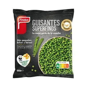 Findus Guisantes Superfinos, Cosechados y Congelados en Menos de 12 Horas Findus Selección Especial 550 G.