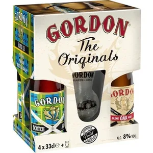 Finest The Originals Cervezas Rubias Pack 4 + Copa Gordon