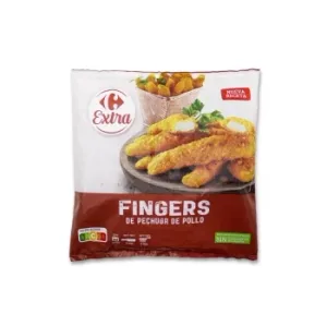 Fingers de Pechuga de Pollo Carrefour Extra 400 G.