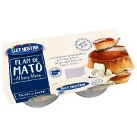 Flan de Queso Mató Llet Nostra, Pack 4x100 G