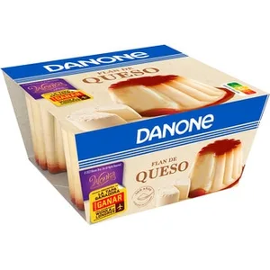 Flan de Queso sin Gluten Pack 4 Danone