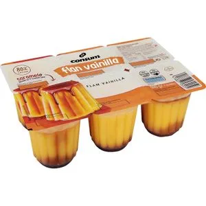 Flan de Vainilla Pack de 6 Unidades 6 X 100 Gr