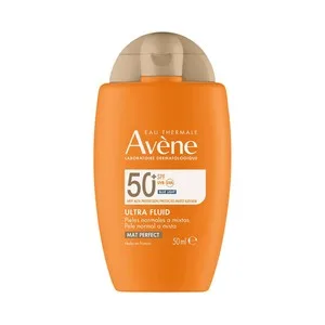 Thermale Avéne Fluido Solar Matificante con FPS 50+ (muy Alto), para Pieles Normales a Mixtas 50 Ml.