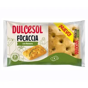 Dulcesol Focaccia con Romero 4 Uds. 210 G.