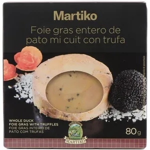 Foie Gras Entero de Pato Mi Cuit con Trufa sin Gluten Martiko