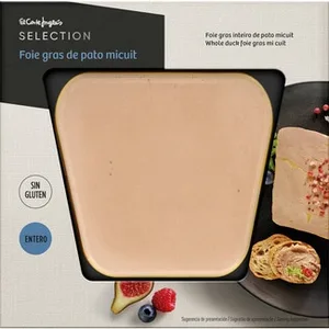 Foie Gras Entero de Pato Mi Cuit sin Gluten el Corte Ingles Selection