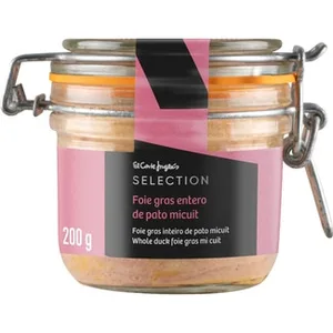 Foie Gras Entero de Pato Micuit sin Gluten el Corte Ingles Selection 200 G