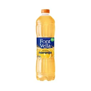 Font Vella Agua Mineral con Zumo de Naranja Botella de 1,15 L. 1150 ML