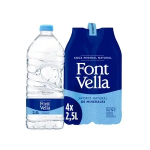 Font Vella Agua Mineral Pack 4 Uds. X 2,5 L. 10000 ML