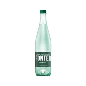 Fonter Original  Agua Mineral con Gas Botella de 1 L. 1000 ML