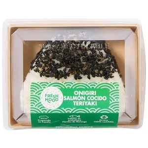 Foodiz Onigiri de Salmón Cocido con Teriyaki 100 G.