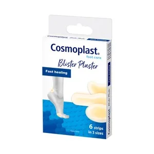 Cosmoplast Foot Care Apositos Antiampollas de 3 Tamaños Diferentes 6 Uds.
