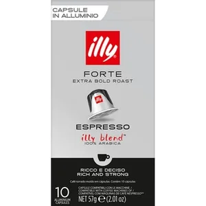 Forte Café Espresso 100% Arábica Compatibles con Máquinas Nespresso Illy