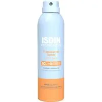 Fotoprotector Wet Skin Transparente Spf50 Isdin, Spray 250 Ml