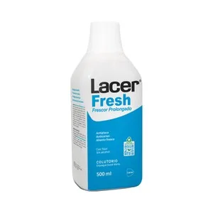 Lacer Fresh Enjuage Bucal de Uso Diario, con Flúor y sin Alcohol 500 Ml.