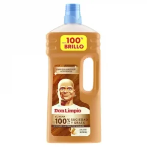 Friegasuelos para Madera con Aceite de Cáscara de Naranja Don Limpio 1,5 L.
