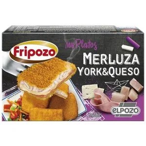 Fripozo Merluza Empanada Rellena de Jamón y Queso Mis Platos de el Pozo 4 X 90 G. 300 G