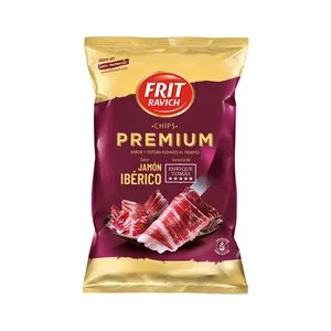 Frit Ravich Premium Patatas Fritas Sabor Jamón Ibérico 150 G.